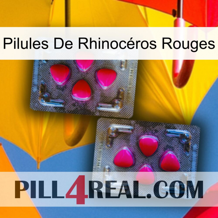 Pilules De Rhinocéros Rouges 15